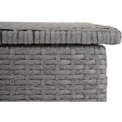 DéCOSHOP26 Coffre De Rangement Pour Jardin En Polyrotin Gris Avec Roulettes Rangement Coussins 51x100x50cm 170L - Gris -Rangement de jardin Soldes 59153425 4