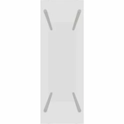 INLIFE Portant De Bois Chauffage Transparent 80x35x100 Cm Verre Trempé - 0 -Rangement de jardin Soldes 59171753 4