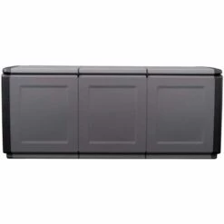 INLIFE Boîte De Rangement De Jardin 138x53x57 Cm 330 L Gris Foncé Noir - Gris 9 INLIFE Boîte De Rangement De Jardin 138x53x57 Cm 330 L Gris Foncé Noir - Gris -Rangement de jardin Soldes 59173142 3