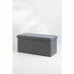 Coffre De Rangement Gipto SKLUM Polyèster - Coton - ↔75 Cm Gris 10 Coffre De Rangement Gipto SKLUM Polyèster - Coton - ↔75 Cm Gris -Rangement de jardin Soldes 59280727 4