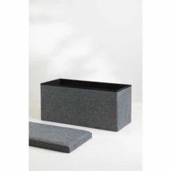 Coffre De Rangement Gipto SKLUM Polyèster - Coton - ↔75 Cm Gris 11 Coffre De Rangement Gipto SKLUM Polyèster - Coton - ↔75 Cm Gris -Rangement de jardin Soldes 59280727 5