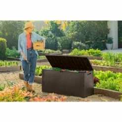 Keter Malle EMILY Box Marron 11 Keter Malle EMILY Box Marron -Rangement de jardin Soldes 59375047 5
