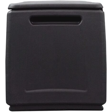 YOUTHUP Boîte De Rangement De Jardin 54x53x57 Cm 130 L Gris Foncé Noir - Gris 5 YOUTHUP Boîte De Rangement De Jardin 54x53x57 Cm 130 L Gris Foncé Noir - Gris – Image 3