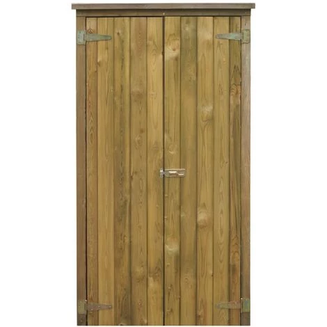 NOVA Outils De Jardin Capanno En Bois De Pin 85x48x177cm 6 NOVA Outils De Jardin Capanno En Bois De Pin 85x48x177cm – Image 4