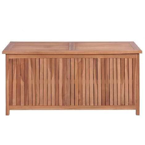 NOVA Trunk De Jardin 120x50x58 Cm En Bois De Teck Solide 6 NOVA Trunk De Jardin 120x50x58 Cm En Bois De Teck Solide – Image 4