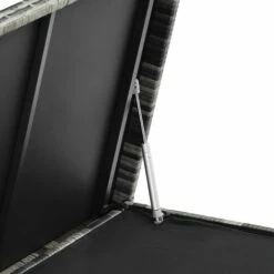 TECTAKE Coffre De Jardin KIRUNA En Rotin Synthétique 120x55x61,5cm 270 L - Coffre De Rangement Extérieur, Malle De Rangement, Caisse De Stockage De Jardin - Gris 10 TECTAKE Coffre De Jardin KIRUNA En Rotin Synthétique 120x55x61,5cm 270 L - Coffre De Rangement Extérieur, Malle De Rangement, Caisse De Stockage De Jardin - Gris -Rangement de jardin Soldes 60150878 4