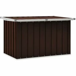 Topdeal Boîte De Rangement De Jardin Marron 109x67x65 Cm FF46260_FR
