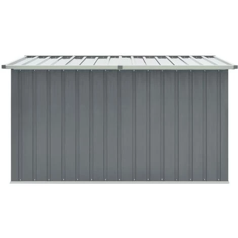 Topdeal Boîte De Rangement De Jardin Gris 171x99x93 Cm FF46270_FR 6 Topdeal Boîte De Rangement De Jardin Gris 171x99x93 Cm FF46270_FR – Image 4