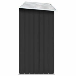 FIMEI Abri De Stockage à Bois Acier Galvanisé 330x84x152cm Anthracite -Rangement de jardin Soldes 60588981 4