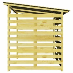 FIMEI Abri De Stockage Du Bois De Chauffage Bois De Pin Imprégné -Rangement de jardin Soldes 60746963 3