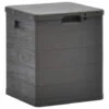 FIMEI Boîte De Rangement De Jardin 90 L Marron