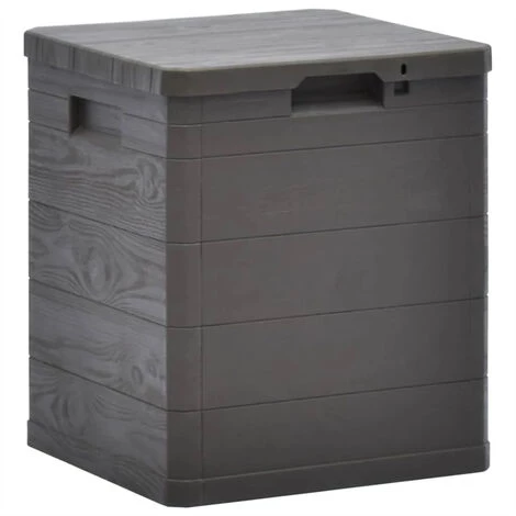 FIMEI Boîte De Rangement De Jardin 90 L Marron 3 FIMEI Boîte De Rangement De Jardin 90 L Marron