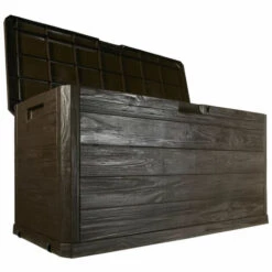 TOOMAX Coffre De Jardin 280L WOODY L117xP45xH56cm Coffre De Rangement Design Effet Bois 9 TOOMAX Coffre De Jardin 280L WOODY L117xP45xH56cm Coffre De Rangement Design Effet Bois -Rangement de jardin Soldes 61257552 3
