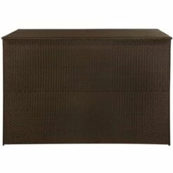 SUPERMARKET Boîte De Stockage De Jardin Marron 150x100x100cm Résine Tressée -Rangement de jardin Soldes 61305572 3