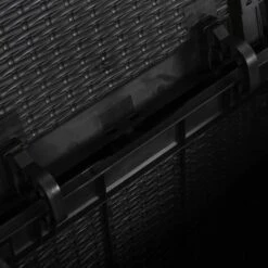 FIMEI Boîte De Rangement De Jardin 90 L Noir PP Rotin -Rangement de jardin Soldes 61382462 5