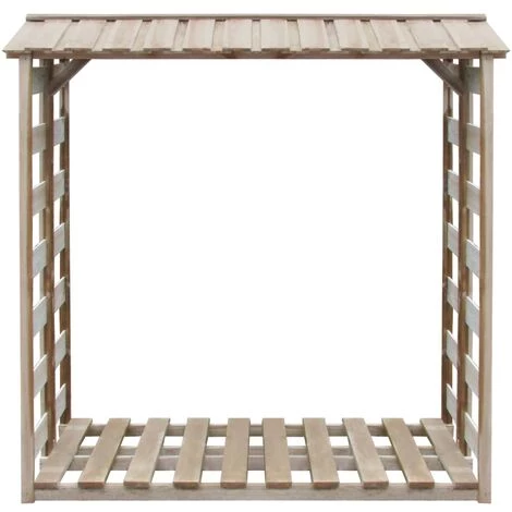 GROSMONDE 150 X 90 X 176 Cm Pin Imprégné Abri De Stockage Du Bois De Chauffage Jardin 5 GROSMONDE 150 X 90 X 176 Cm Pin Imprégné Abri De Stockage Du Bois De Chauffage Jardin – Image 3