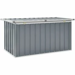 SUPERMARKET Boîte De Rangement De Jardin Gris 129x67x65 Cm 11 SUPERMARKET Boîte De Rangement De Jardin Gris 129x67x65 Cm -Rangement de jardin Soldes 63651996 5