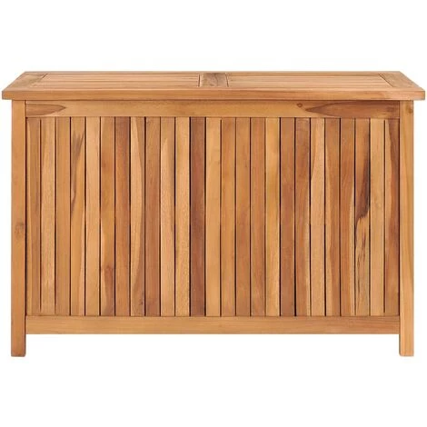 SUPERMARKET Boîte De Rangement De Jardin 90x50x58 Cm Bois De Teck Solide 4 SUPERMARKET Boîte De Rangement De Jardin 90x50x58 Cm Bois De Teck Solide – Image 2