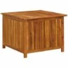 SUPERMARKET Boîte De Rangement De Jardin 75x75x58 Cm Bois D'acacia Solide -Rangement de jardin Soldes 63656537 1