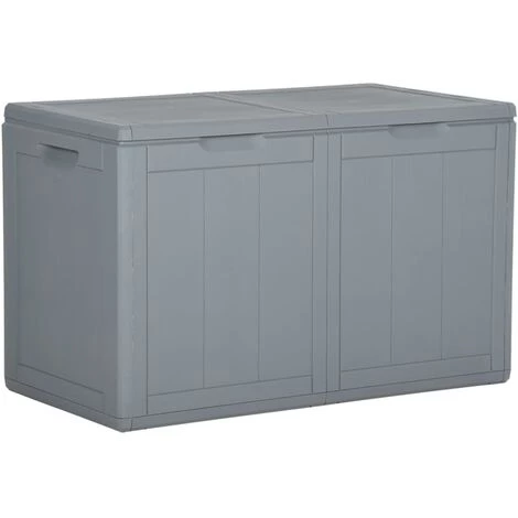 SUPERMARKET Boîte De Rangement De Jardin 180 L Gris PP Rotin 3 SUPERMARKET Boîte De Rangement De Jardin 180 L Gris PP Rotin