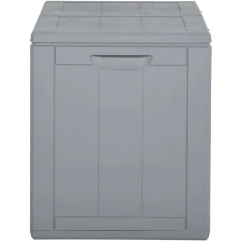 SUPERMARKET Boîte De Rangement De Jardin 180 L Gris PP Rotin 5 SUPERMARKET Boîte De Rangement De Jardin 180 L Gris PP Rotin – Image 3