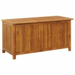 SUPERMARKET Boîte De Rangement De Jardin 113x50x58 Cm Bois D'acacia Solide