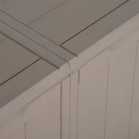 SUPERMARKET Boîte De Rangement De Jardin 270 L Marron PP Rotin 7 SUPERMARKET Boîte De Rangement De Jardin 270 L Marron PP Rotin – Image 5