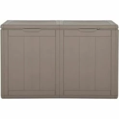 SUPERMARKET Boîte De Rangement De Jardin 180 L Marron PP Rotin -Rangement de jardin Soldes 63676175 3