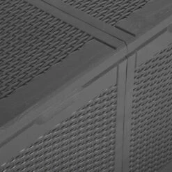 SUPERMARKET Boîte De Rangement De Jardin 180 L Noir PP Rotin -Rangement de jardin Soldes 63678106 5