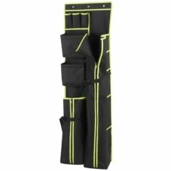 WENKO Rangement Orgeur - 11 Poches - 38 X 7 X 122 - Noir