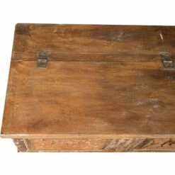 BISCOTTINI Coffre, Coffre, Banc, Conteneur, étui, Original Antique En Bois De Teck Sculpté Avec Une Finition Décapée 10 BISCOTTINI Coffre, Coffre, Banc, Conteneur, étui, Original Antique En Bois De Teck Sculpté Avec Une Finition Décapée -Rangement de jardin Soldes 64522299 4