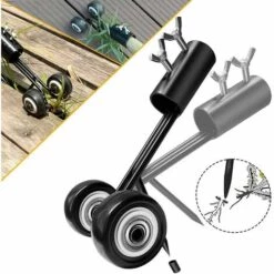 HELLO KITTY BAIN Outil De Désherbage De Terrasse Avec Roues, Outil De Désherbage De Jardin, Mauvaises Herbes à Genoux Pour Nettoyer Entre Les Dalles De Pierre