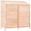 VidaXL Remise De Jardin 102x52x112 Cm Bois De Sapin Solide - Brun -Rangement de jardin Soldes 65296579 1
