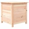 VidaXL Boîte à Coussins D'extérieur 50x50x56 Cm Bois De Sapin Massif - Brun -Rangement de jardin Soldes 65618983 1