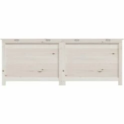 VidaXL Boîte à Coussins Extérieur Blanc 150x50x56 Cm Bois Sapin Massif - Blanc -Rangement de jardin Soldes 65621424 4