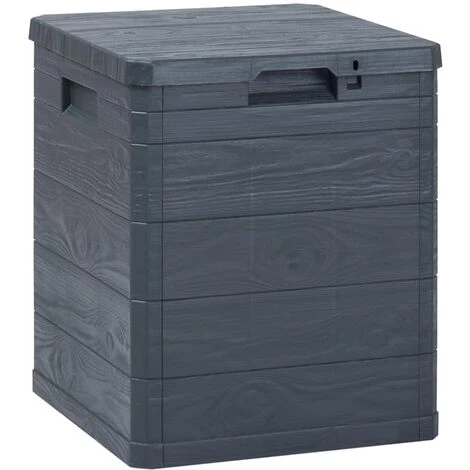 LIFCAUSAL Boîte De Rangement De Jardin 90 L Anthracite 3 LIFCAUSAL Boîte De Rangement De Jardin 90 L Anthracite