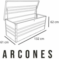 Coffre Rangement Métallique Gardiun Arcana II 400 L. 61x132x62 Cm Amortisseurs 9 Coffre Rangement Métallique Gardiun Arcana II 400 L. 61x132x62 Cm Amortisseurs -Rangement de jardin Soldes 6616918 4
