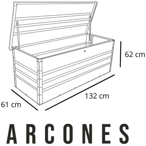 Coffre Rangement Métallique Gardiun Arcana II 400 L. 61x132x62 Cm Amortisseurs 6 Coffre Rangement Métallique Gardiun Arcana II 400 L. 61x132x62 Cm Amortisseurs – Image 4