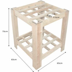 CÉMONJARDIN Range Outils De Jardin En Bois -Rangement de jardin Soldes 6651797 5