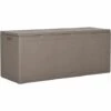LES TENDANCES Boîte De Rangement De Jardin 270 L Marron PP -Rangement de jardin Soldes 66897450 1