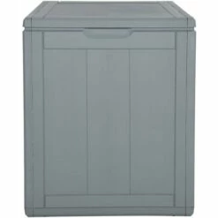 LES TENDANCES Boîte De Rangement De Jardin 90 L Gris PP 10 LES TENDANCES Boîte De Rangement De Jardin 90 L Gris PP -Rangement de jardin Soldes 66897874 4