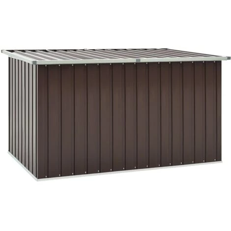 LES TENDANCES Boîte De Rangement De Jardin Marron 171x99x93 Cm 3 LES TENDANCES Boîte De Rangement De Jardin Marron 171x99x93 Cm