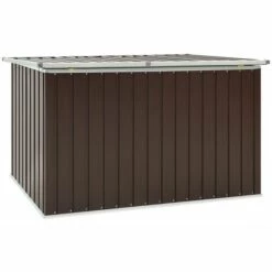 LES TENDANCES Boîte De Rangement De Jardin Marron 171x99x93 Cm 10 LES TENDANCES Boîte De Rangement De Jardin Marron 171x99x93 Cm -Rangement de jardin Soldes 66897925 4