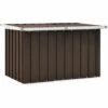 LES TENDANCES Boîte De Rangement De Jardin Marron 109x67x65 Cm -Rangement de jardin Soldes 66898557 1