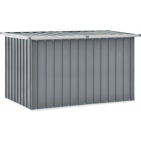 LES TENDANCES Boîte De Rangement De Jardin Gris 149x99x93 Cm 3 LES TENDANCES Boîte De Rangement De Jardin Gris 149x99x93 Cm