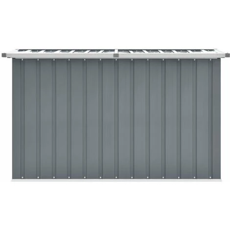 LES TENDANCES Boîte De Rangement De Jardin Gris 149x99x93 Cm 5 LES TENDANCES Boîte De Rangement De Jardin Gris 149x99x93 Cm – Image 3