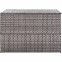 LES TENDANCES Boîte De Rangement De Jardin Gris 150x100x100 Cm Résine Tressée 8 LES TENDANCES Boîte De Rangement De Jardin Gris 150x100x100 Cm Résine Tressée -Rangement de jardin Soldes 66898575 2
