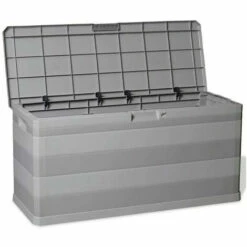 LES TENDANCES Coffre De Rangement Polypropylène Gris Clair Tinoa -Rangement de jardin Soldes 66902604 2