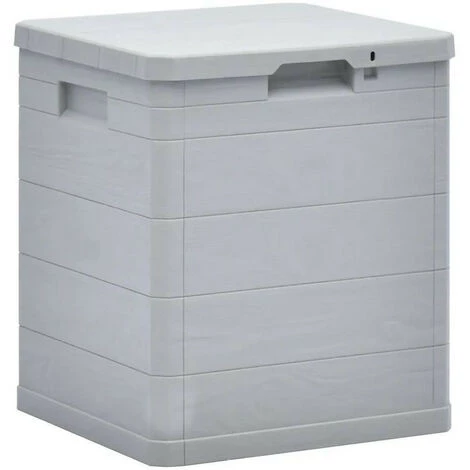 LES TENDANCES Coffre De Rangement Plastique Gris Clair Nited 42 Cm 3 LES TENDANCES Coffre De Rangement Plastique Gris Clair Nited 42 Cm