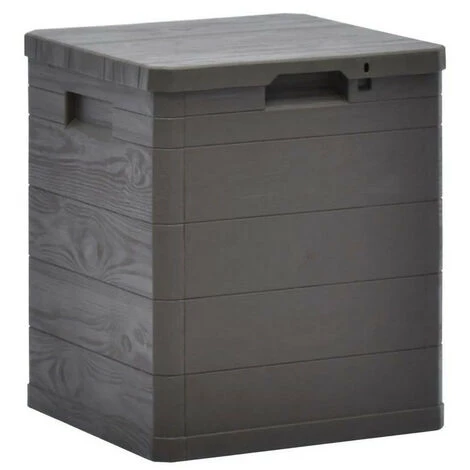 LES TENDANCES Coffre De Rangement Plastique Marron Nited 42 Cm 3 LES TENDANCES Coffre De Rangement Plastique Marron Nited 42 Cm